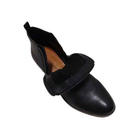 Lucky Brand 9.5W LK-BASEL Black Glove Nappa Side-Zip Ankle Bootie Boots NIB - Picture 10 of 16